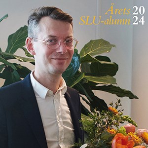 Årets SLU-alumn Johan Folkesson. Fotograf: Ellen Hällebrand, Trafikverket