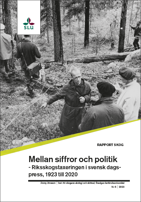 Framsida Rapport Skog Riksskogstaxeringen