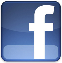 Facebooks logotyp. Illustration.