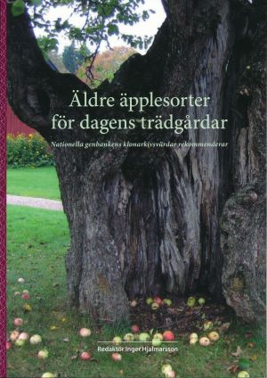Omslag på boken "Äldre äpplesorter för dagens trädgårdar". Foto. 