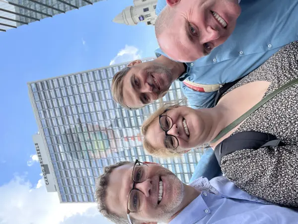 Foto på Alexander Jones, Stéphanie Robert, Jürgen Kleine-Vehn och Ondřej Novák