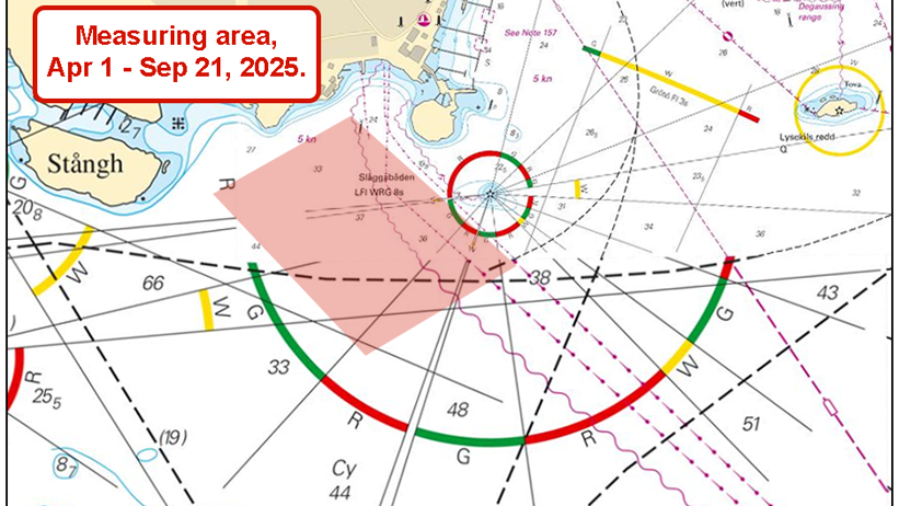 Karta över havsområde