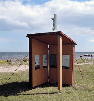 Sandby borg ligger på östra Öland precis vid havet. Foto: Oscar Engberg