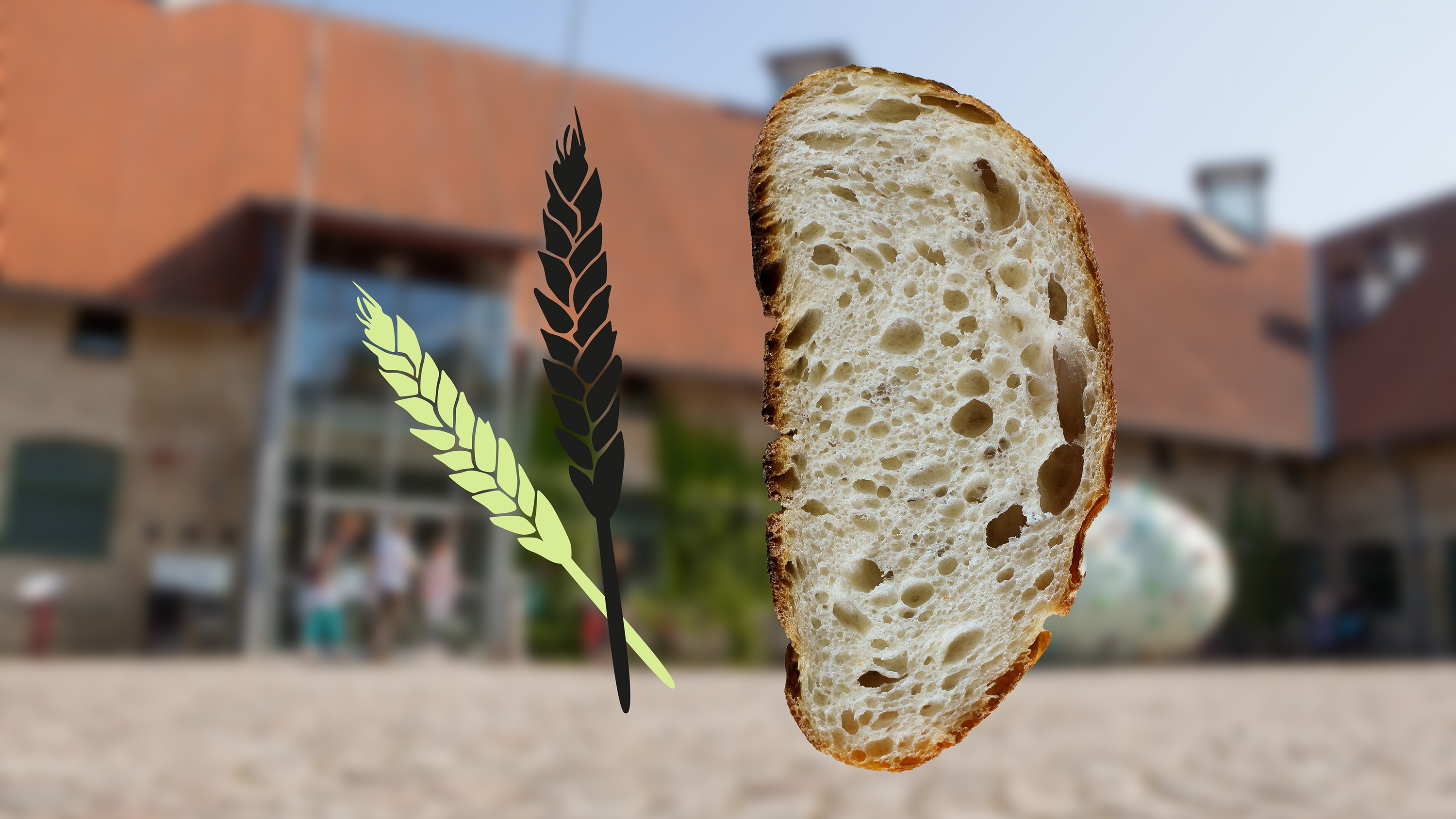 Collage, Alnarpsgården, bröd