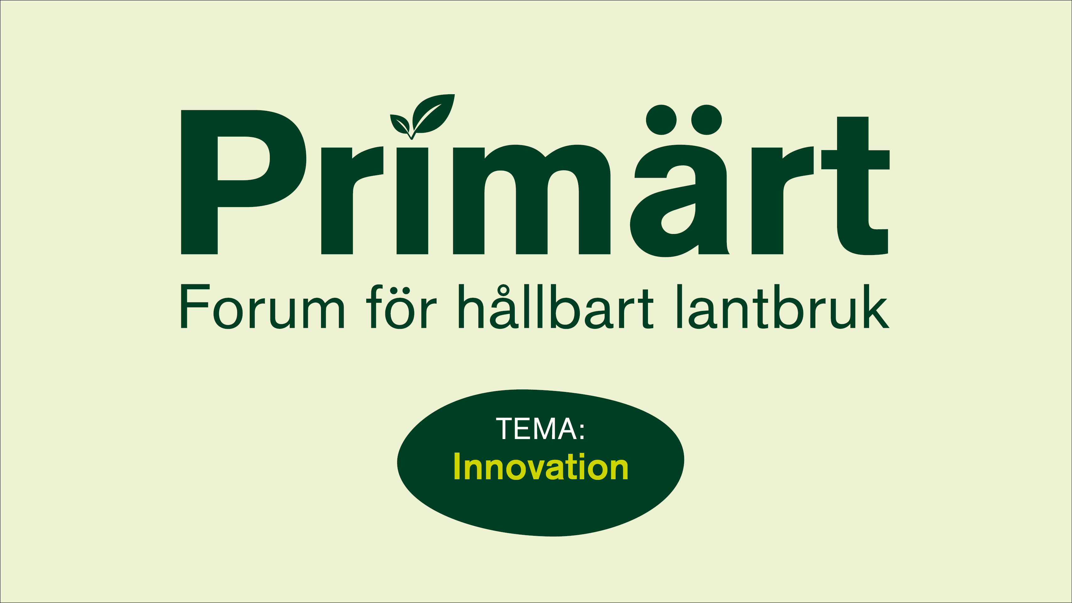 Conference logotype and theme innovation.