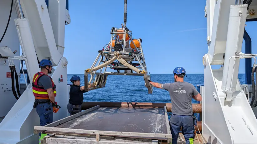 Deploying sampling equipment