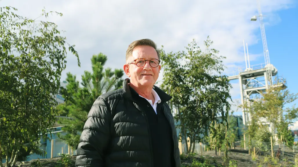 Professor Thomas Randrup från institutionen för Landskapsarkitektur, planering och förvaltning deltar i projektet från SLU. Foto: Malin Åberg Aas