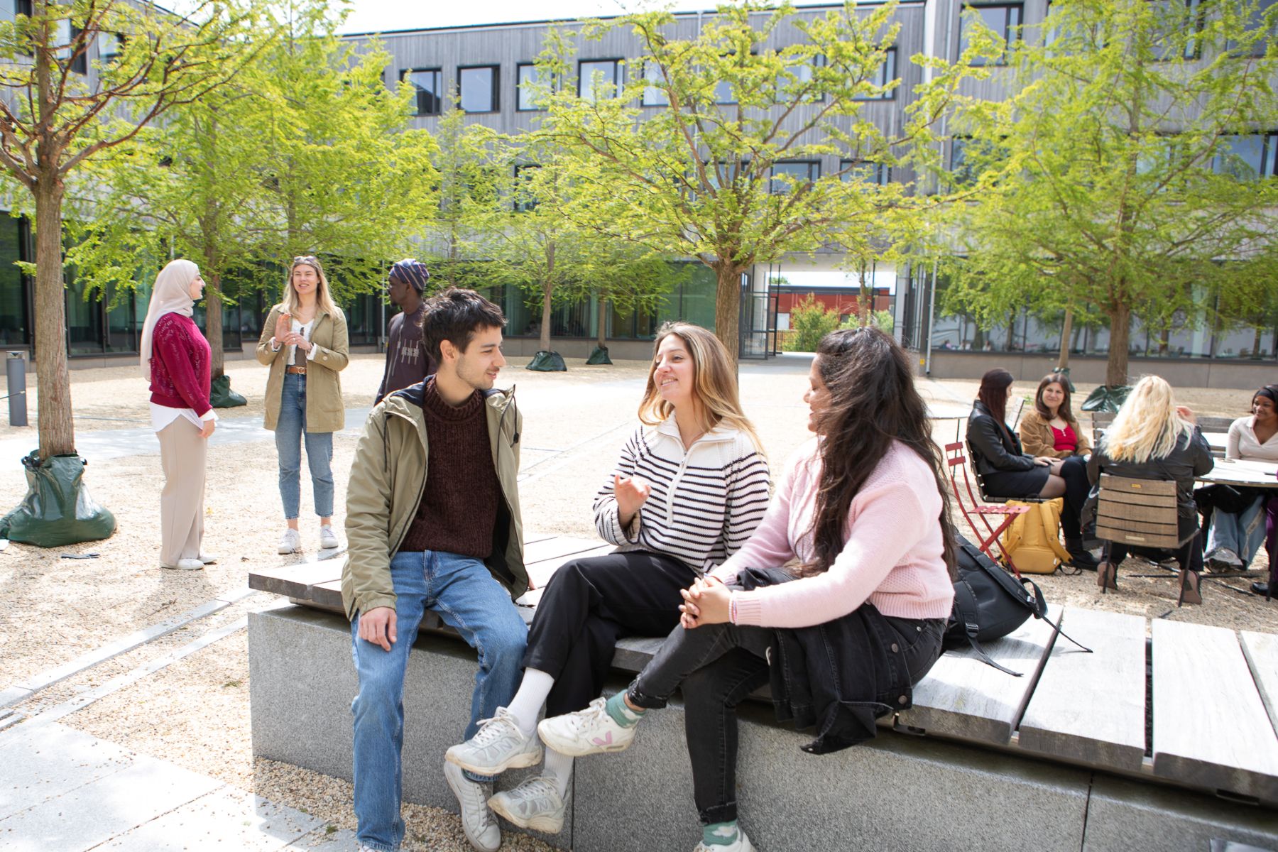 Students at SLU Campus Uppsala