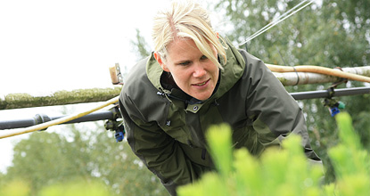 Karin Johansson, Skogforsk. Photo Mats Hannerz.