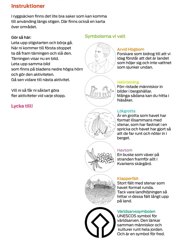 Instruktioner för en övning