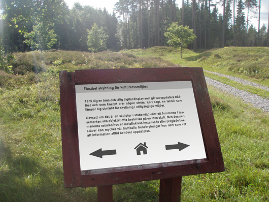 En bild på en informationsskylt