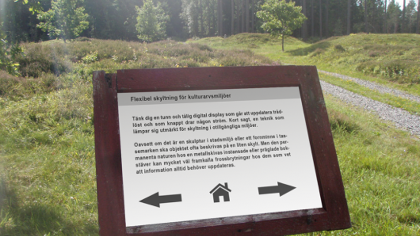 En bild på en informationsskylt
