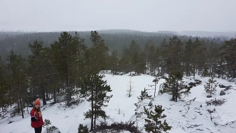 Foto: Naturen kan locka turister och arbetskraft från när och fjärran, som här i Tavelsjö (nära Umeå). Marco Eimermann, 2022.