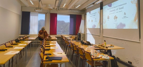 The room for the session