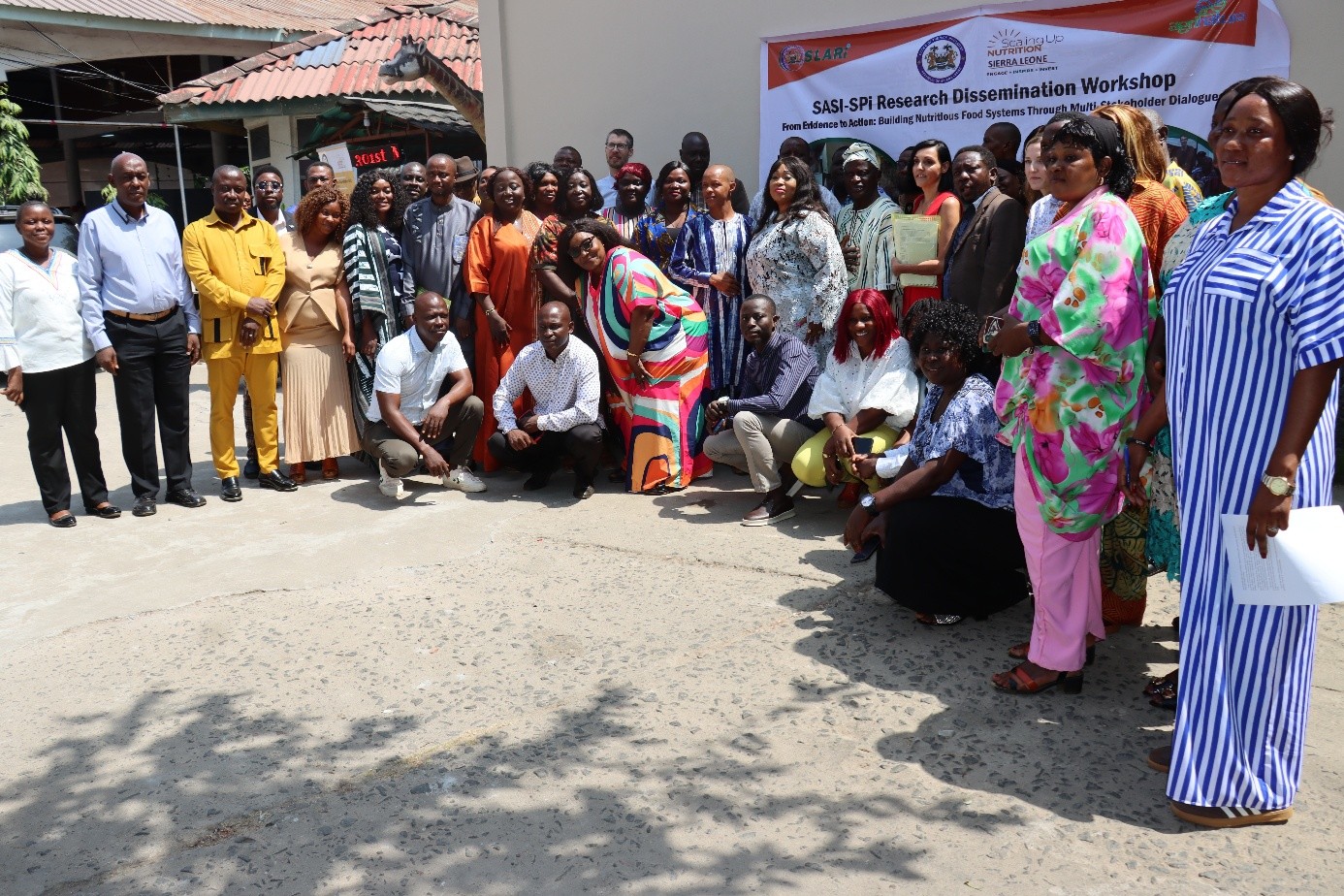 The workshop in Sierra Leone brought together a diverse group of stakeholders. Photo: Mr Sahr/Office of the Vice President