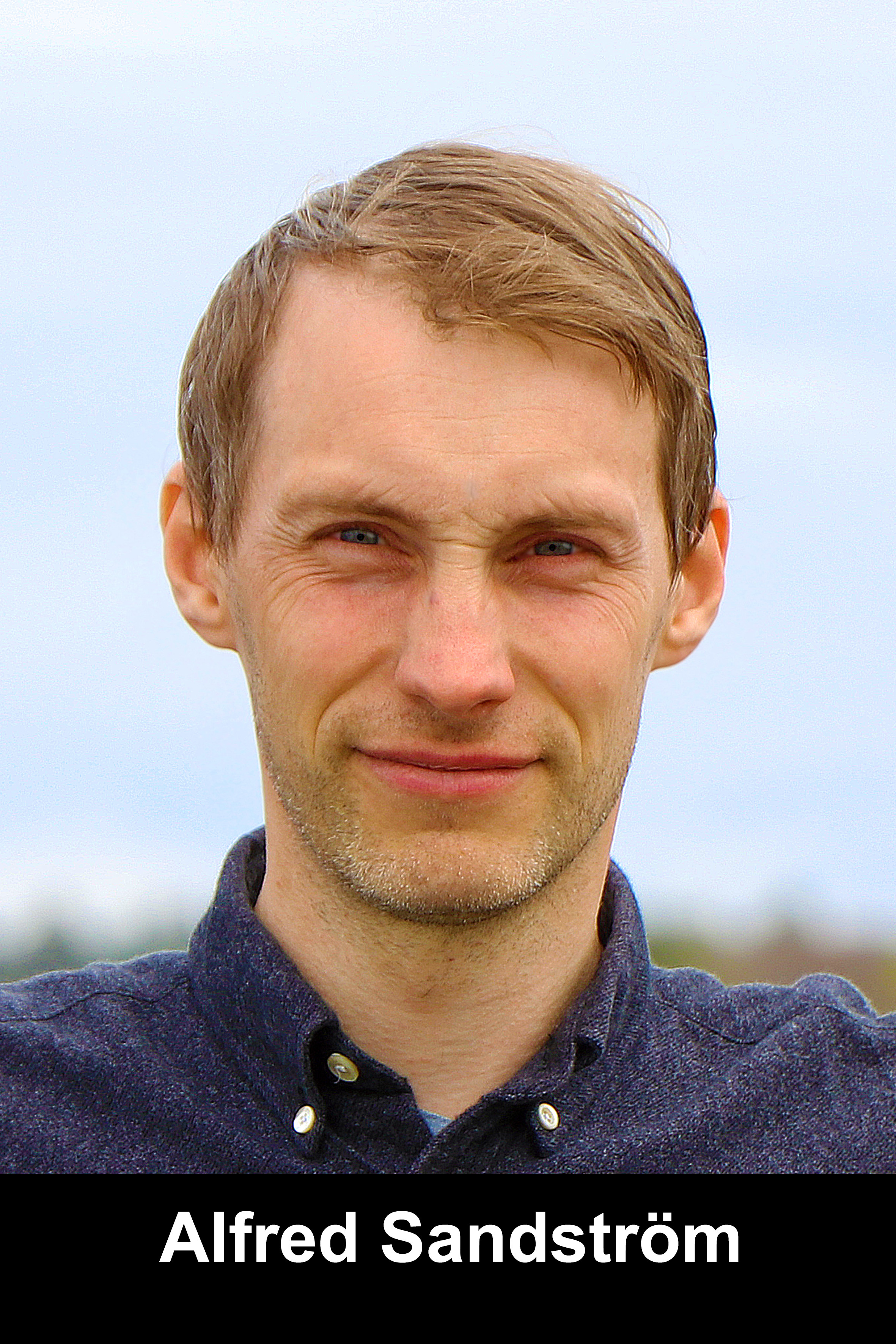 Porträttfoto av Alfred Sandström