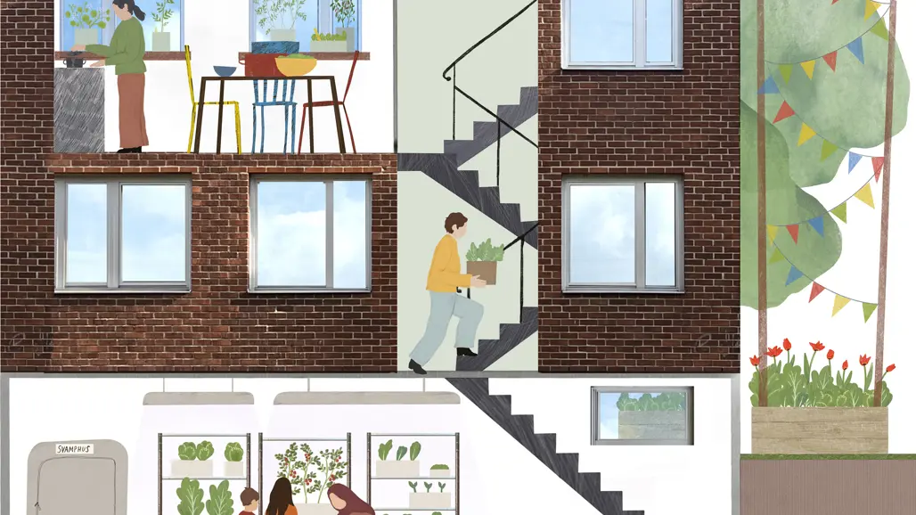 Illustrationsbild av projektet Från Källare till Kök