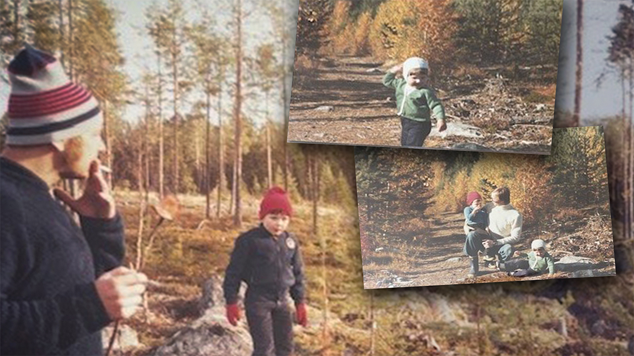 Jenni, Jens och Jessika har barndomsminnen från sina föräldrars skog. Nu är det de själva som ska fatta beslut om skogens framtid. Bilder: Privat.