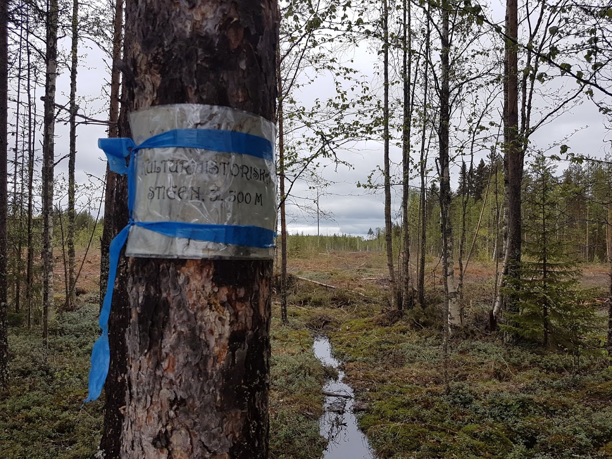 Foto: Kulturhistoriska stigen. Marco Eimermann, 2019.