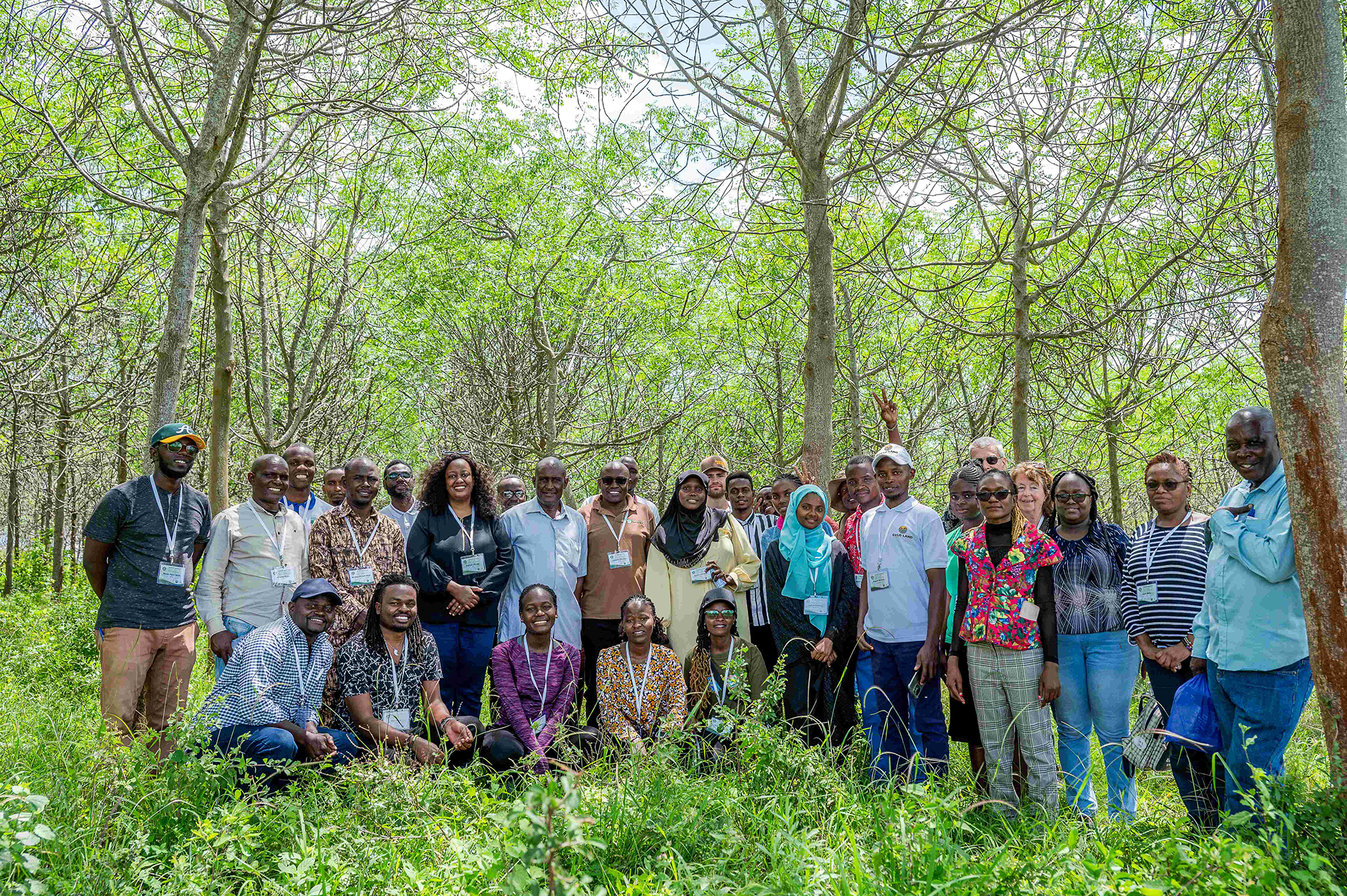 Gruppfoto från workshop i Kitui, Kenya
