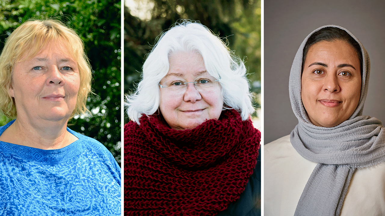 From the left; Ingrid Öborn, Ann Dolling and Maliheh Mehrshad.