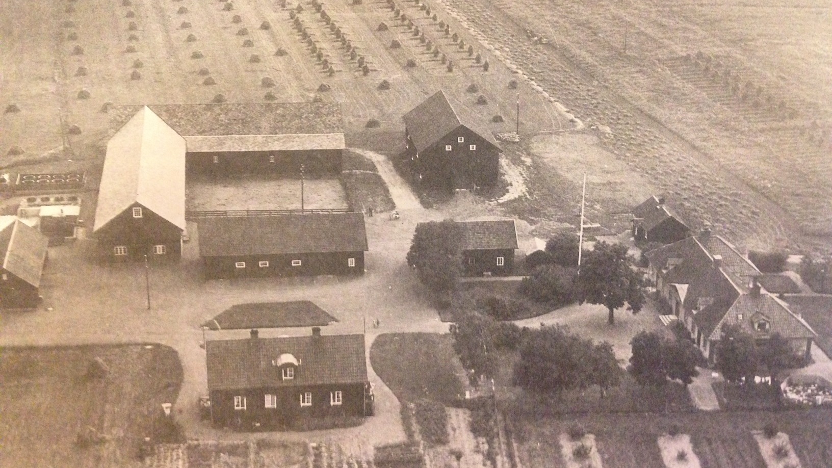 Lanna försöksgård vid mitten av 1930-talet.