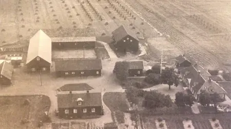 Lanna försöksgård vid mitten av 1930-talet.
