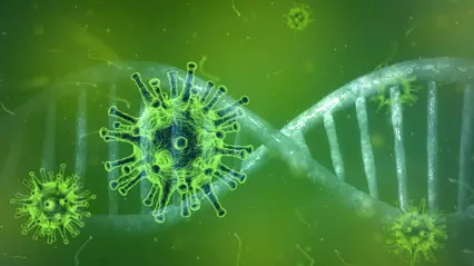 AI generated picture on coronavirus
