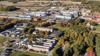 aerial photo of campus Ultuna
