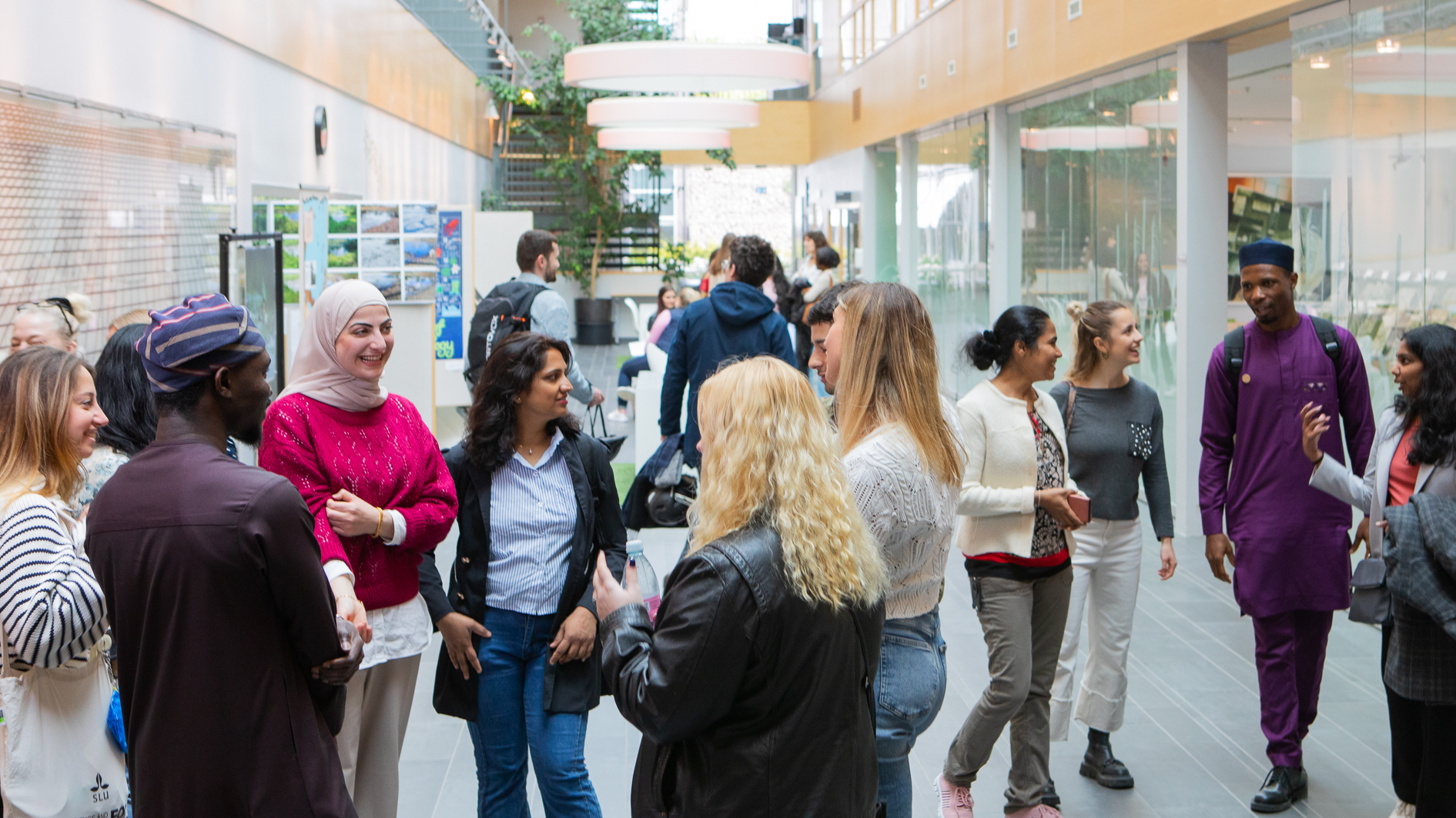 Students at campus.