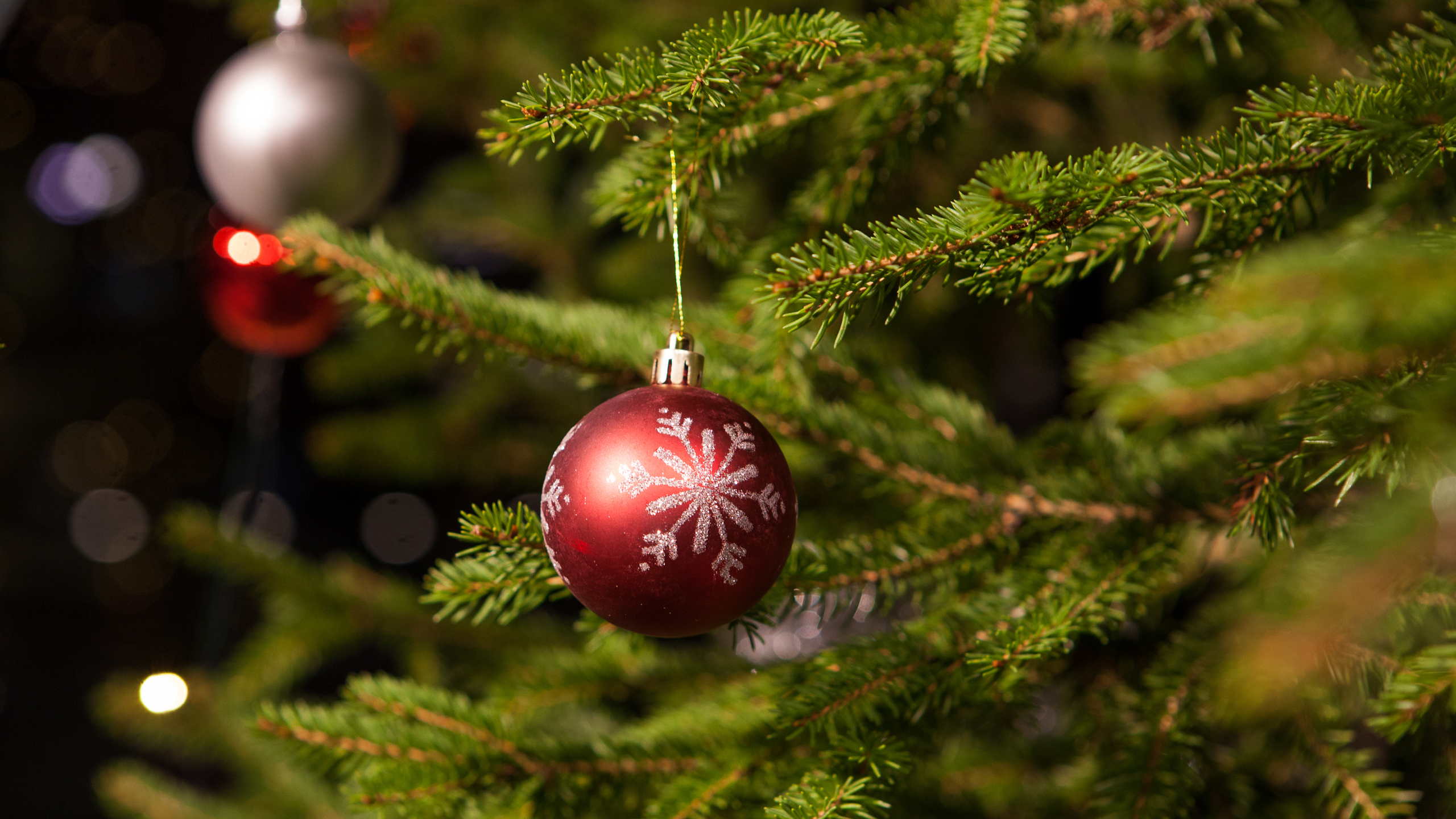 Julgranskulor, foto.