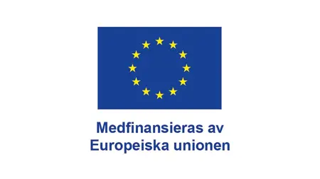 EU-flaggan och under den texten "Medfinansieras av Europeiska unionen".
