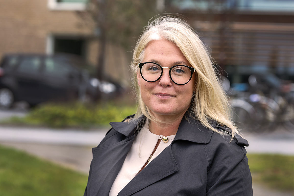 Porträtt på Anna Svedberg