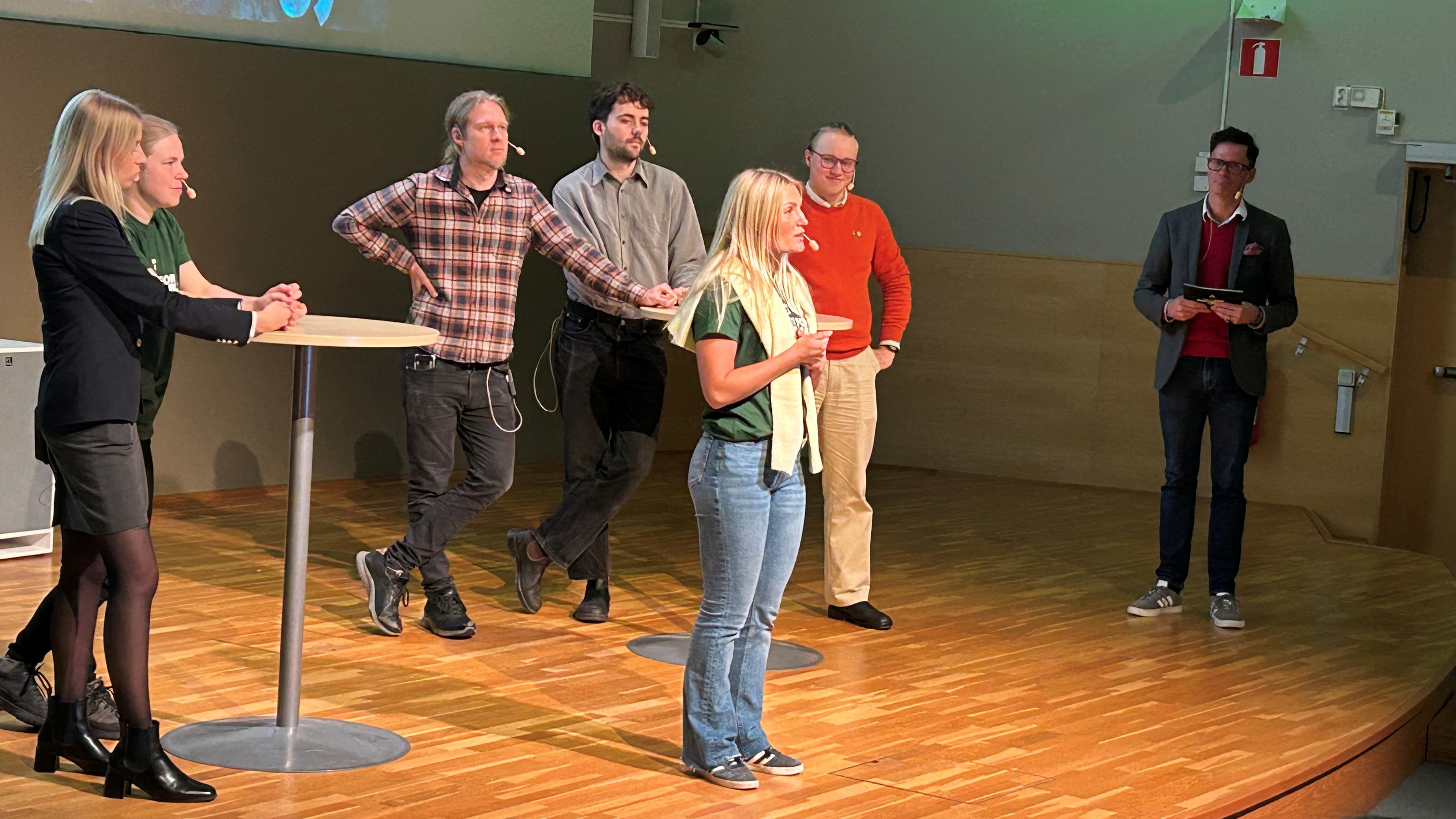 Foto på studentpanelen.