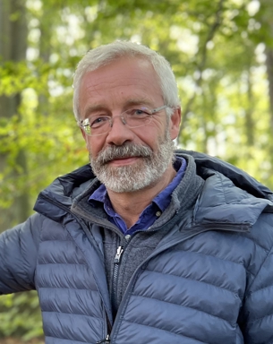man in the forest