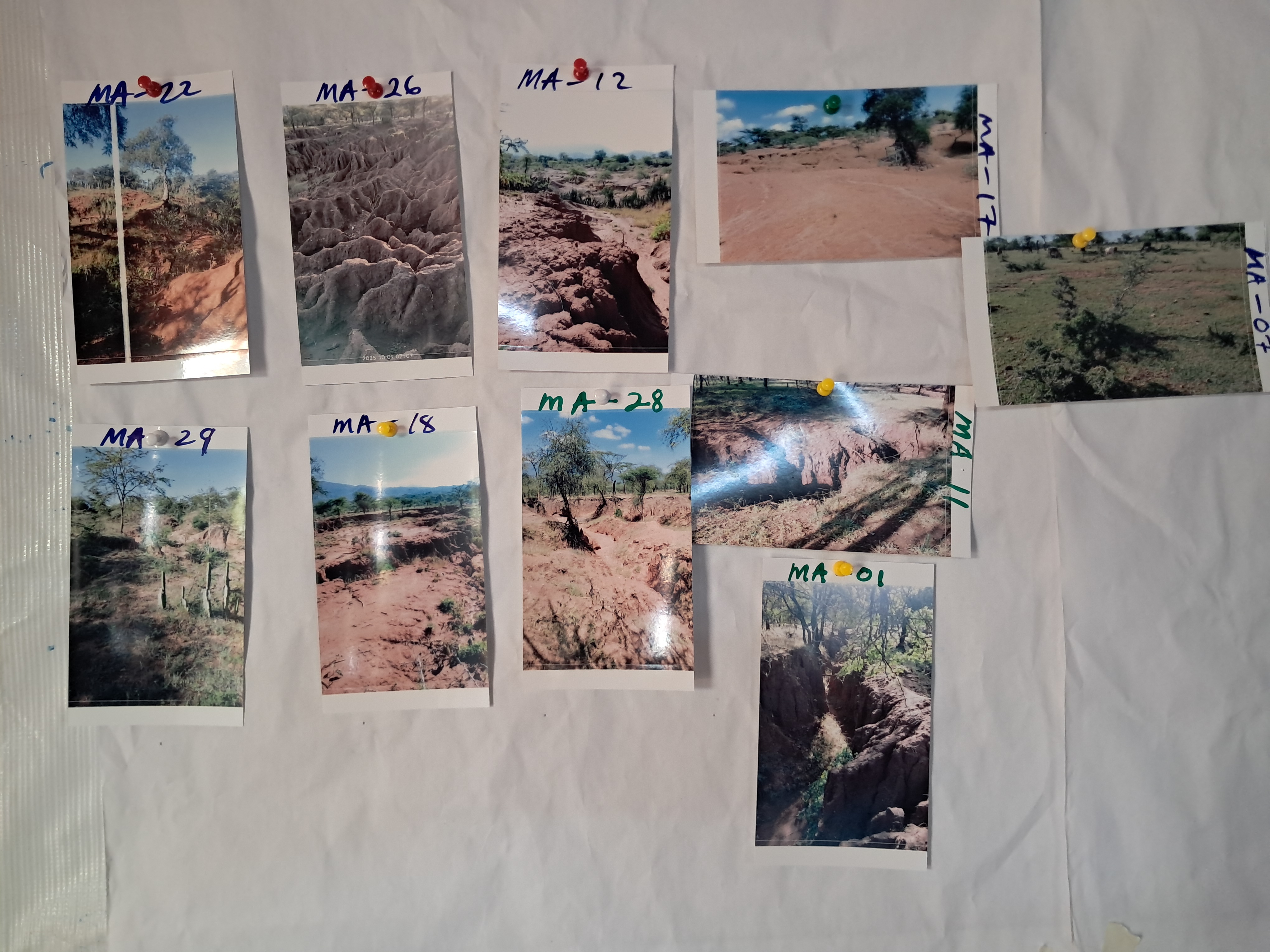 Examples of participant photographs illustrating degraded land in West Pokot. Photo credit: B. Nakazzi