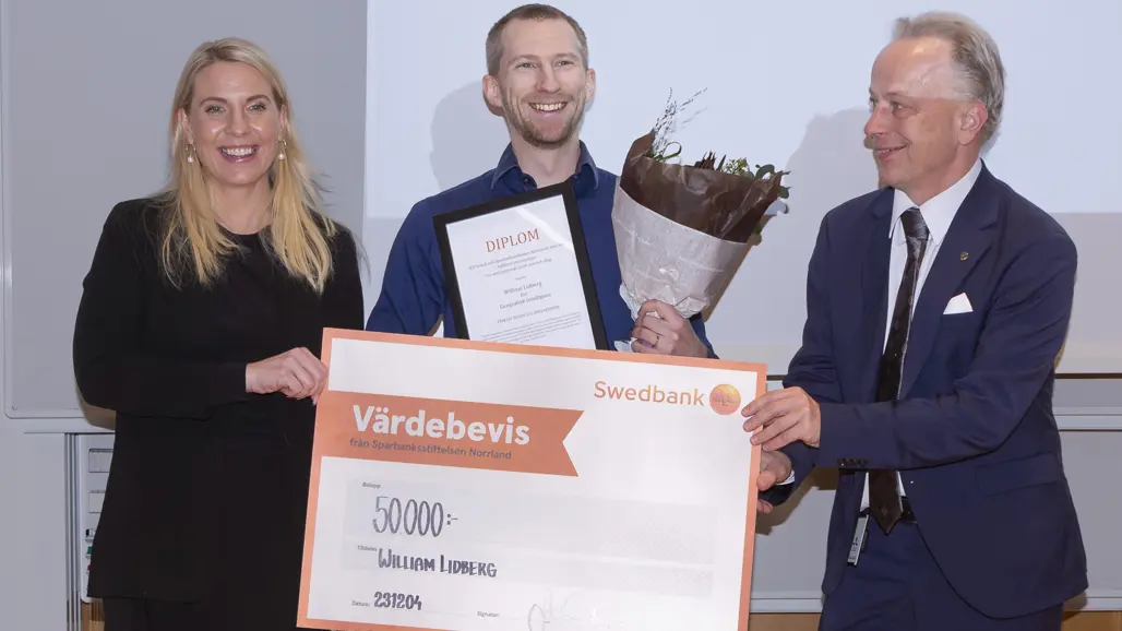 Pris delas ut för innovation.