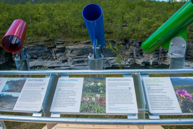 Upptäckarplatser i Abisko. Foto: Thomas Öberg