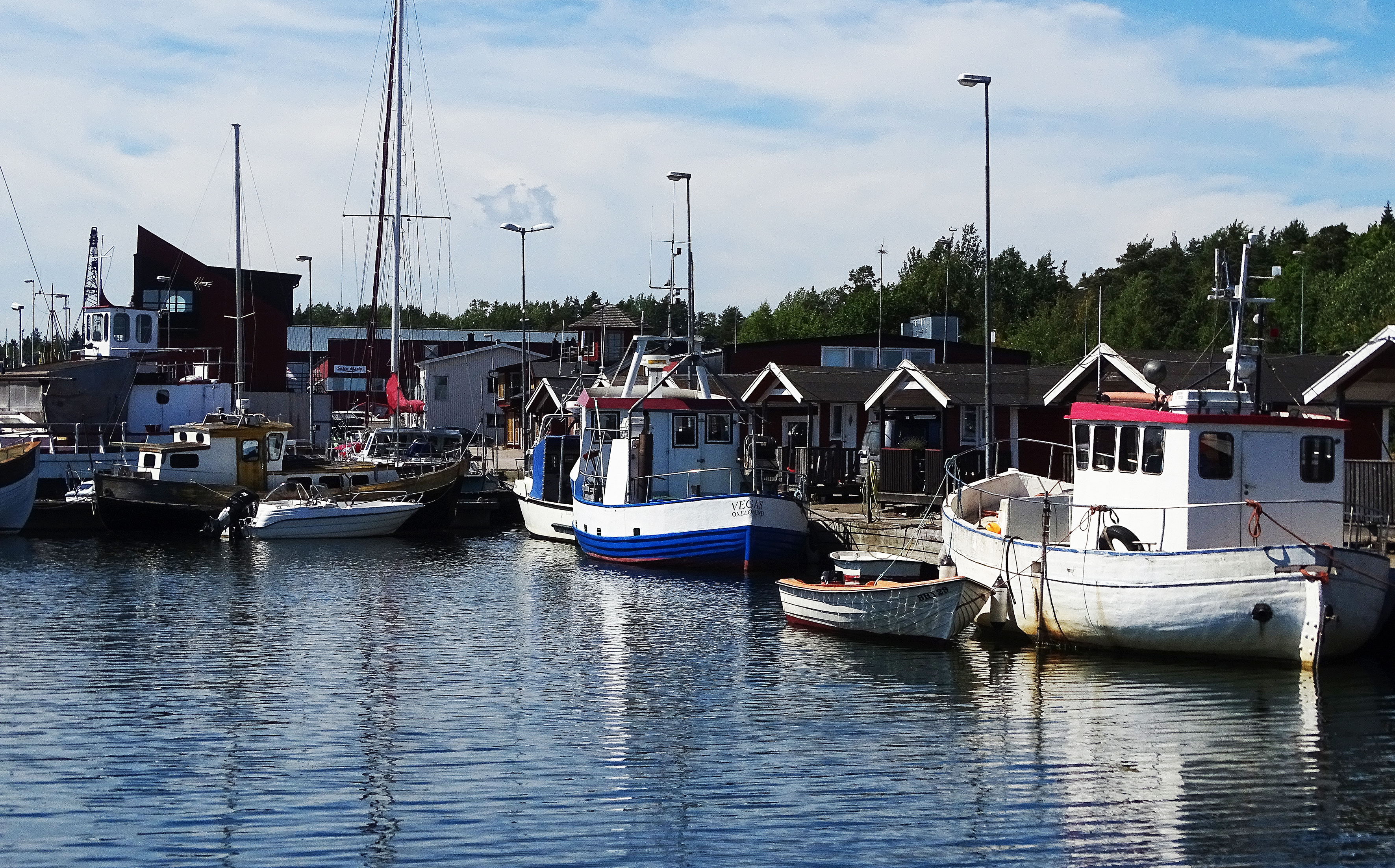 Fiskehamnen i Oxelösund. Fotograf: Håkan Tunón
