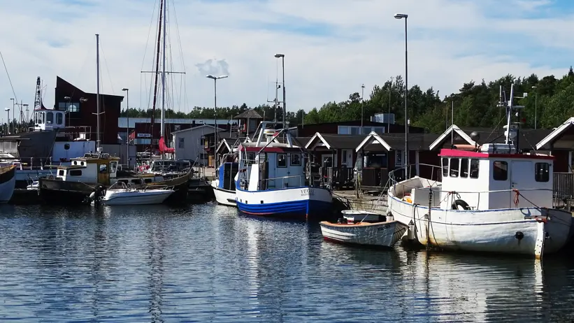 Fiskehamnen i Oxelösund. Fotograf: Håkan Tunón