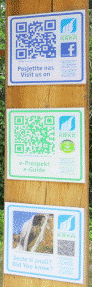 QR-koder i Krka nationalpark