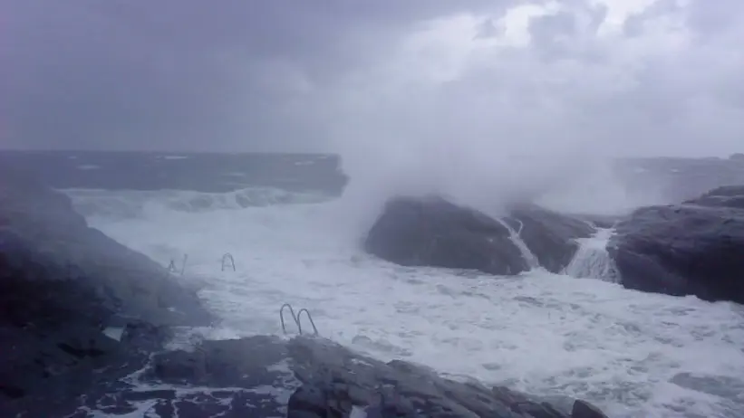 Storm på Åstol. Fotograf: Margareta Bohlin