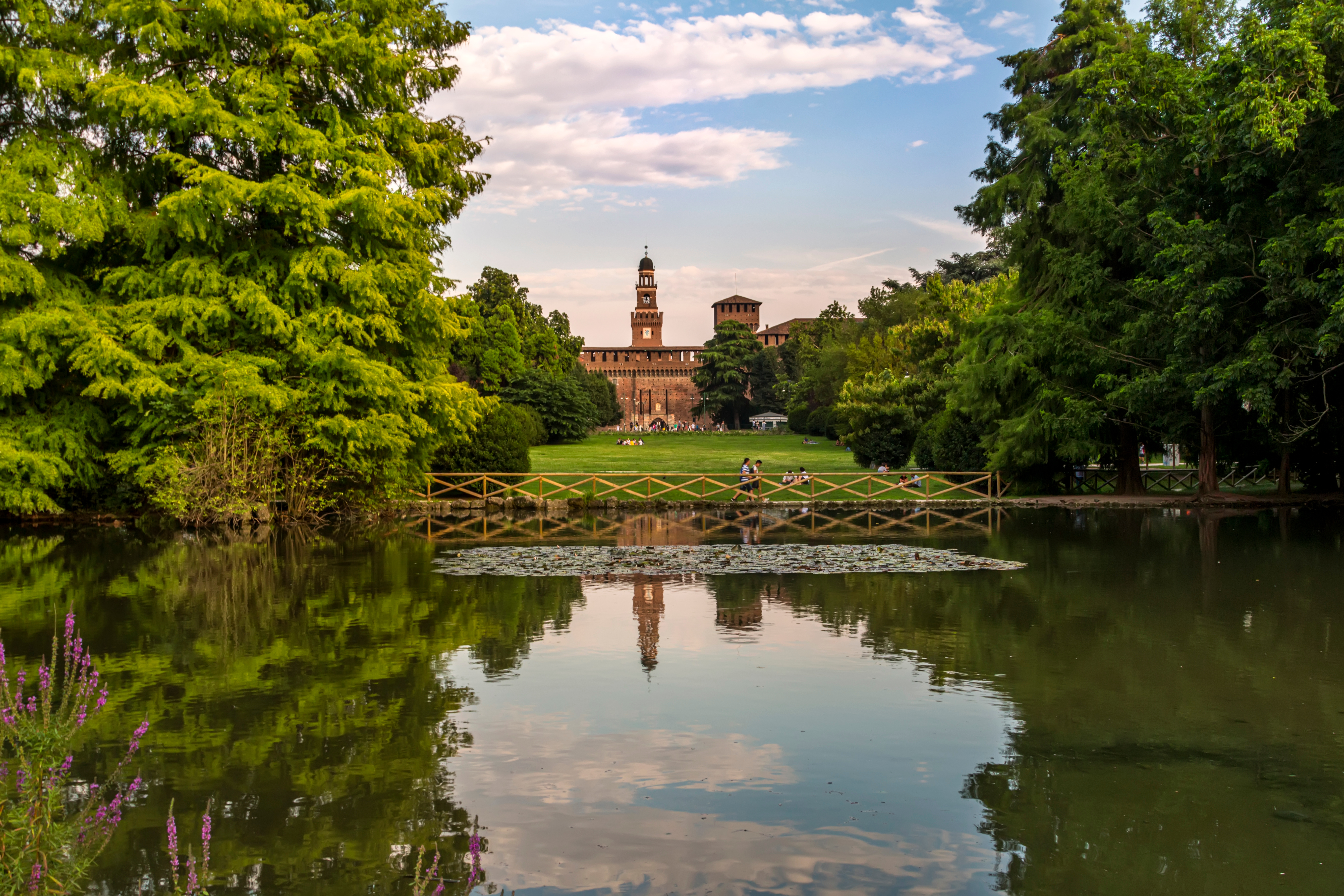 Photo of greenery in Milan. 