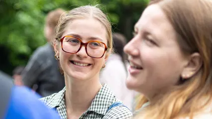 Two happy women