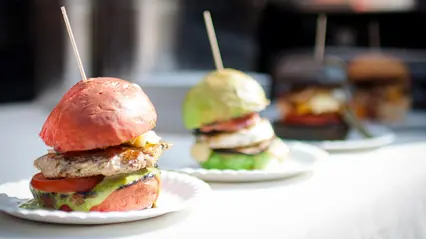 Different kinds of burgers. Photo: Getty Images.