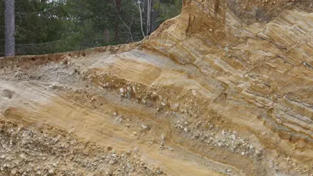 Bild på en grusgrop