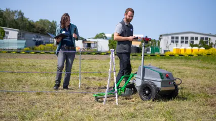 Foto på robot.