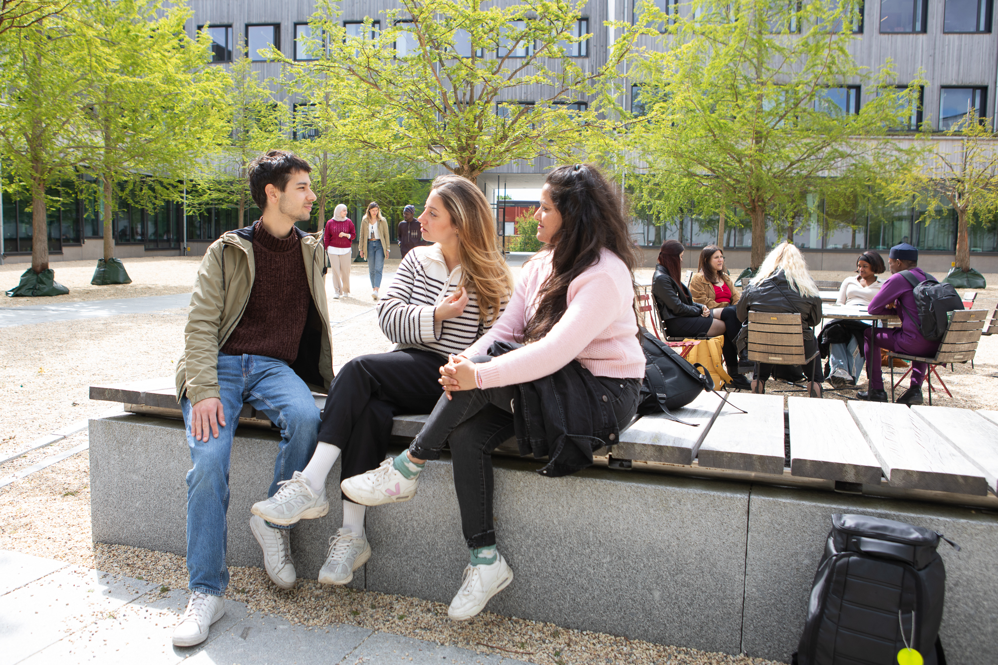 Students at SLU Campus Uppsala