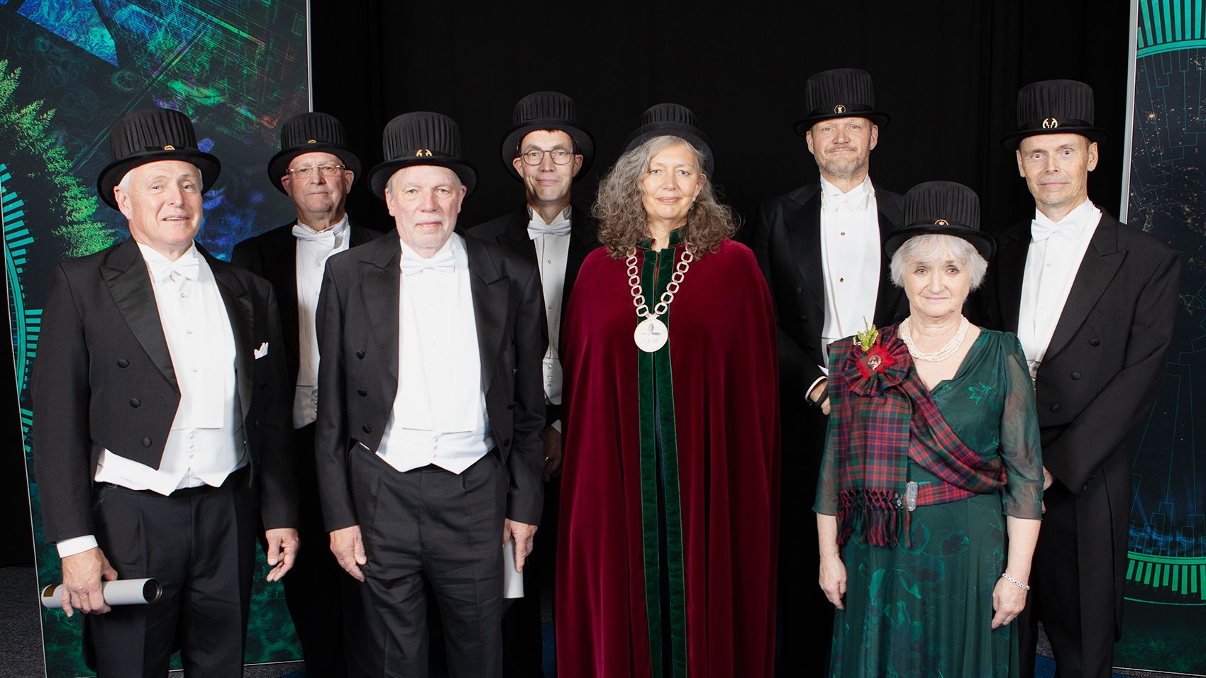 The new honorary doctors of SLU in 2025 together with Maria Knutson Wedel.