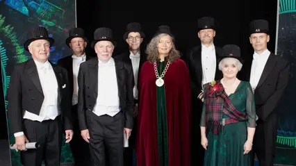 The new honorary doctors of SLU in 2025 together with Maria Knutson Wedel.
